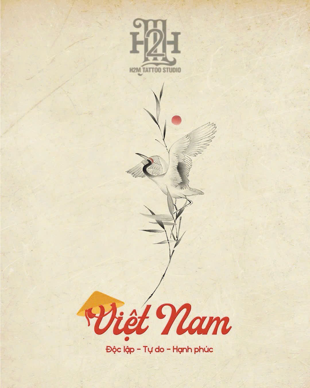50+ Vietnam Tattoo Ideas For Travelers | H2M Tattoo In Hanoi